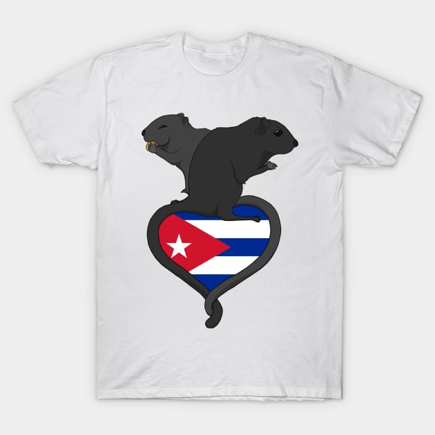 Gerbil Cuba (dark) T-Shirt by RampArt